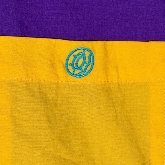 Odd Future Shirt Mens Medium Color Block Long Sleeve Button Down OF - Picture 3 of 10